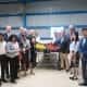 FoodTechIndia team with Marten van den Berg, Fons Stoelinga, Wouter Verhey at Future Group's Distribution Centre on 21 June in Karnataka, India.