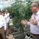 Ahmet Tunali of Rijk Zwaan in demonstration polyhouse tumkur