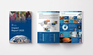 Larive Impact Report 2025 - Booklet mockup